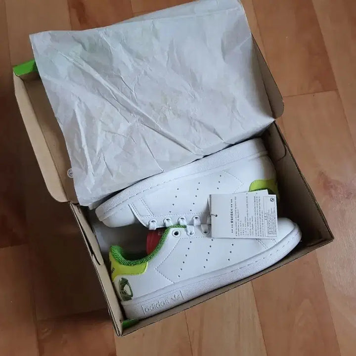 [BUNJANG] Adidas Disney Stansmith The Frog Green Shoes / [새상품][아디다스] 디즈니 스탠스미스 더 프로그 그린