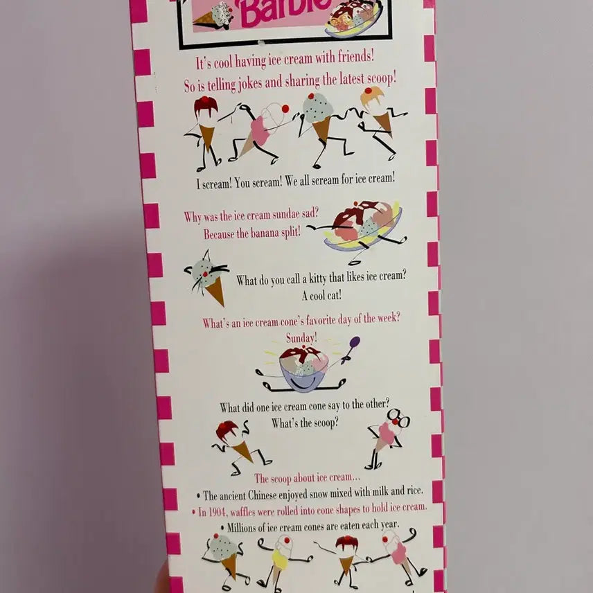 [BUNJANG] Vintage Barbie 1997 Ice Cream Special Edition Doll / 빈티지바비 1997 아이스크림 바비 스페셜 에디션