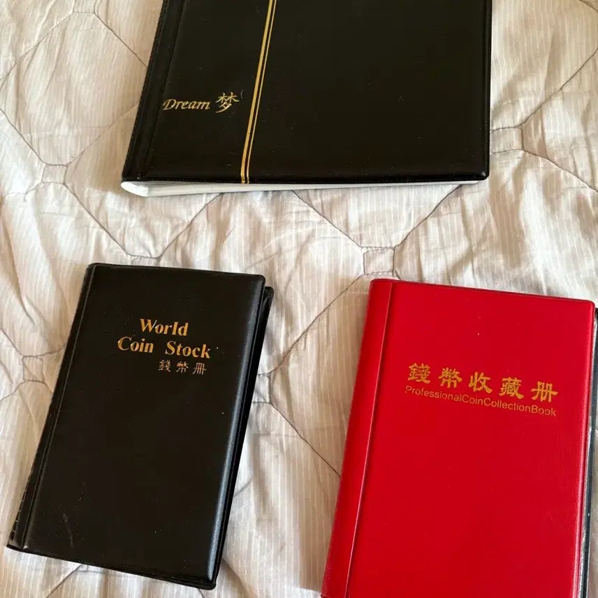 [BUNJANG] Coin Collecting Album Set (3 Types) / 코인 수집 앨범 3종 세트