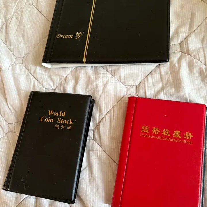 [BUNJANG] Coin Collecting Album Set (3 Types) / 코인 수집 앨범 3종 세트