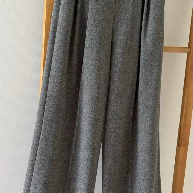 [BUNJANG] Sie Kelly Wide Trousers Pants S - Mix Grey / 시에sie 켈리 와이드 트라우저팬츠S -믹스그레이