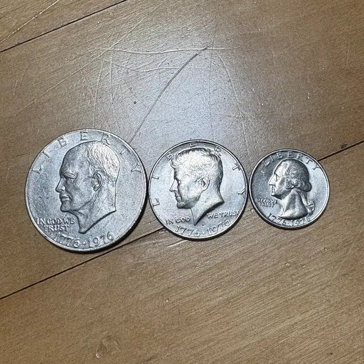 [BUNJANG] 1976 US Bicentennial Coin Set (3 Types) / 1976년 미국 200년 기념주화 3종