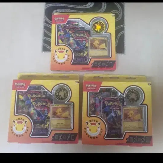 [BUNJANG] Pokemon Cards North American English Edition 30th Anniversary Collection 3 Boxes Bundle Set / 포켓몬카드 북미 영문판 컬렉션 30주년 3박스 일괄 [ 서비스 포함 ]