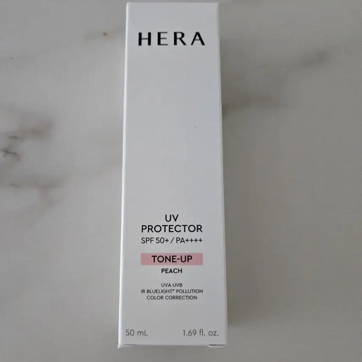 [BUNJANG] Hera UV Protector Tone-Up Sun Cream Peach 50ml / 새상품) 헤라 UV프로텍터 톤업 선크림 피치 50ml