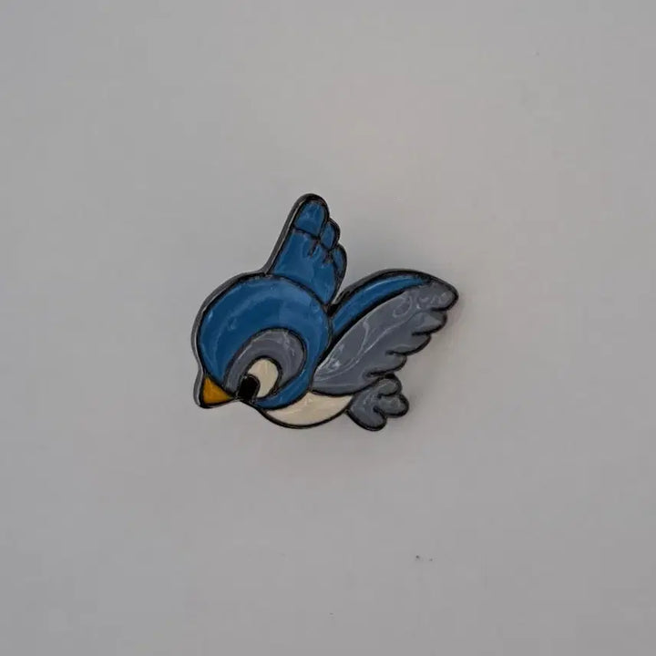 [BUNJANG] Bluebird Brooch Set (2 pcs) / 파랑새 브로치 x2