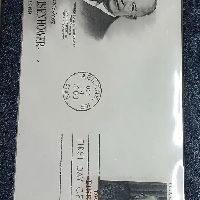 [BUNJANG] Eisenhower Silver Dollar Coin &amp; First Day Cover Set / 아이젠하워 은화 +초일봉피