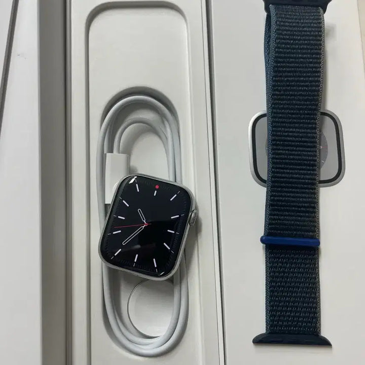 [BUNJANG] Apple Watch Series 8 Stainless Steel 45mm Silver Cellular / 애플워치8스테인리스 45mm 실버 SS급