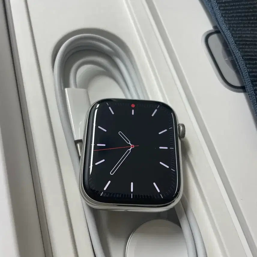 [BUNJANG] Apple Watch Series 8 Stainless Steel 45mm Silver Cellular / 애플워치8스테인리스 45mm 실버 SS급