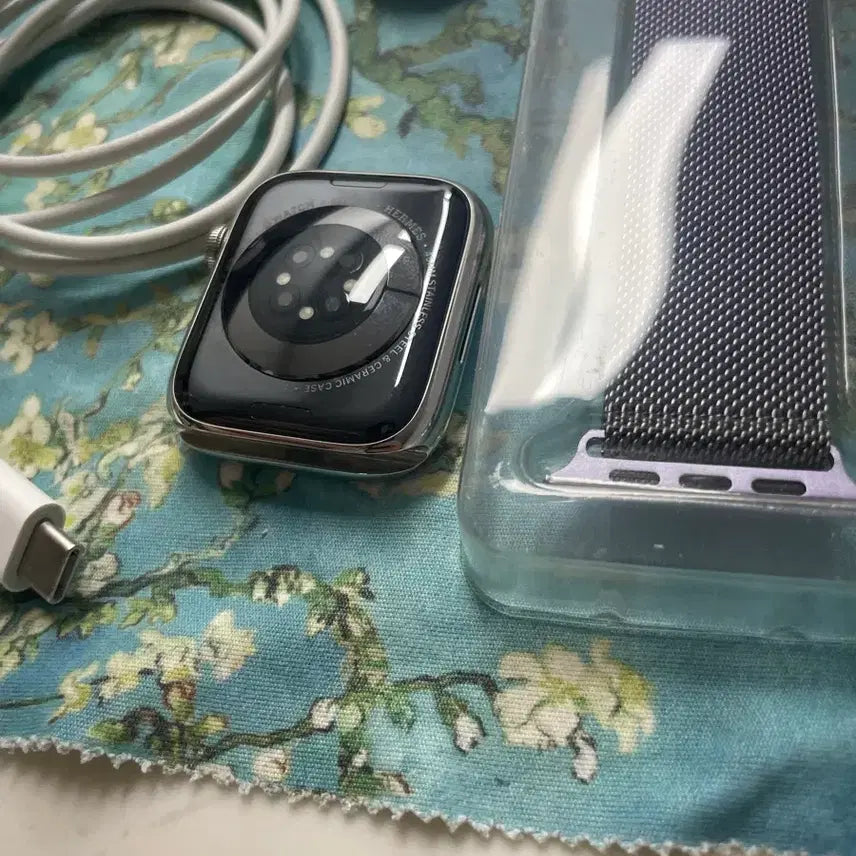 [BUNJANG] Apple Watch Series 7 Hermès 45mm Silver Stainless Steel Cellular / 애플워치7에르메스 45mm 실버 S급