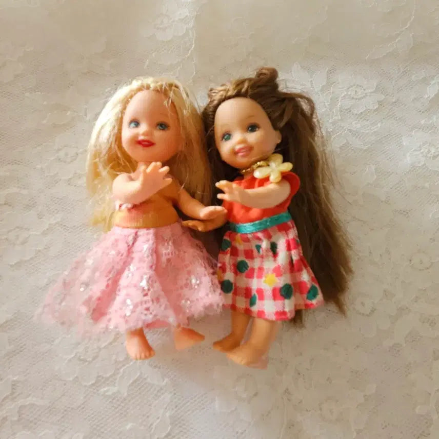 [BUNJANG] Vintage Barbie Kelly Chelsea Doll Set / 빈티지 바비인형 켈리인형세트/첼시