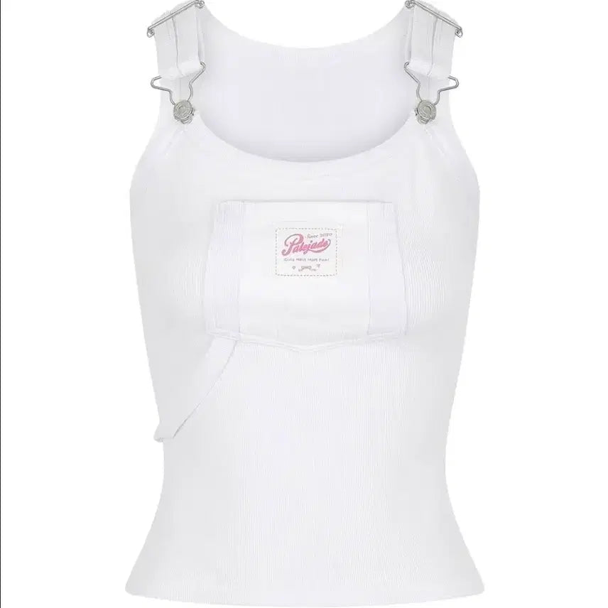 [BUNJANG] Pale Jade Suspender Sleeveless White / (5/2까지 판매)페일제이드 서스펜더 슬리브리스 화이트
