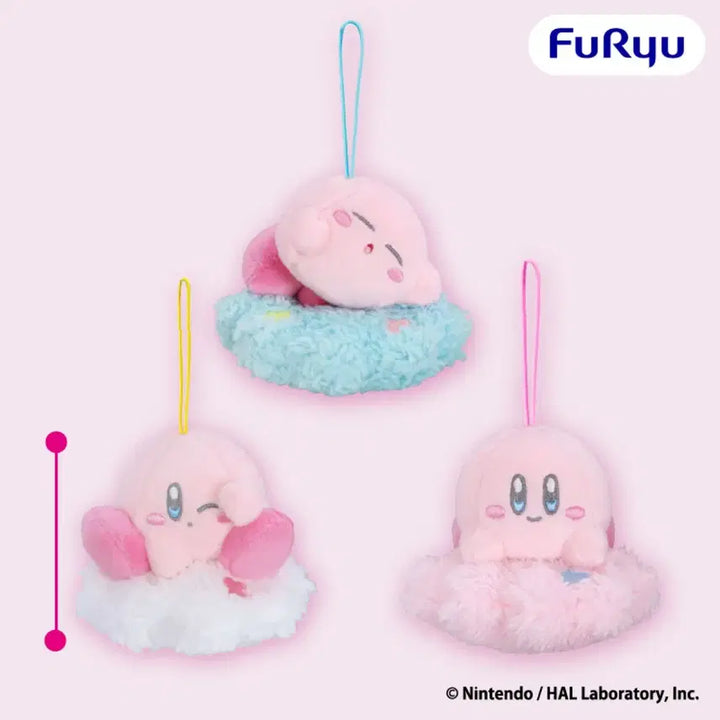 [BUNJANG] Kirby Cloud Bed Mascot Plush Japan Original / [초특가] 별의 커비 구름 침대 마스코트 인형 일본정품 판매