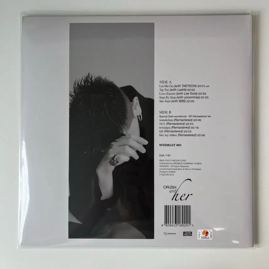 [BUNJANG] Crush with HER LP Korean Edition / Crush(크러쉬) - with HER(위드허) LP 국내반