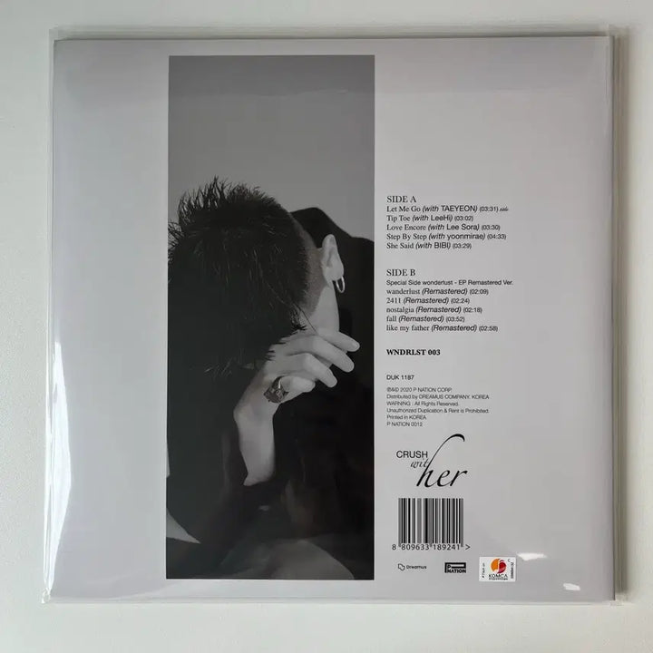 [BUNJANG] Crush with HER LP Korean Edition / Crush(크러쉬) - with HER(위드허) LP 국내반