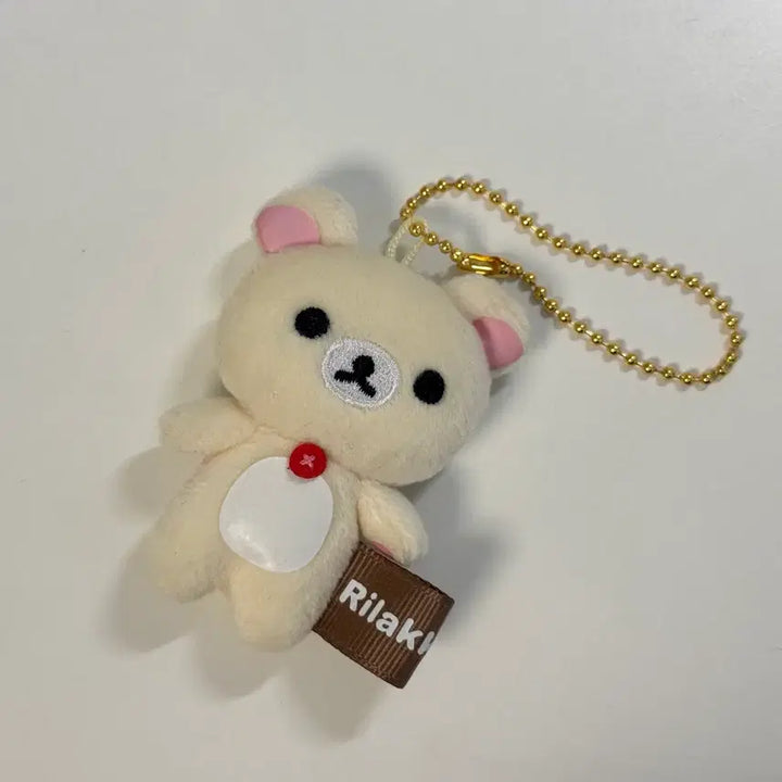 [BUNJANG] San-X Rilakkuma Korilakkuma Plush Mascot Keychain Cleaner / 산엑스 리락쿠마 코리락쿠마 인형 마스코트 키링 클리너 산엑스
