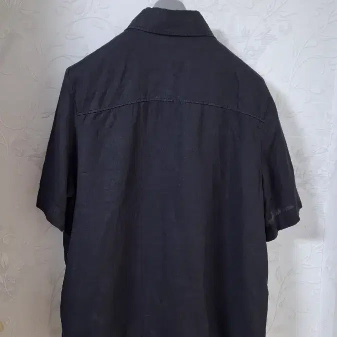 [BUNJANG] COS 100% Linen Black Short Sleeve Shirt &amp; Shorts Set / (린넨셋업 23년식) 코스 린넨100% 반바지34 / 반팔티105