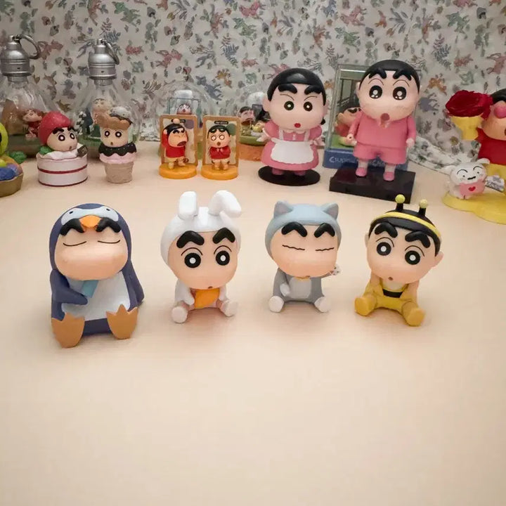 [BUNJANG] Crayon Shin-chan Animal Costume Figures Bundle Set / 랜덤 동물 짱구 피규어