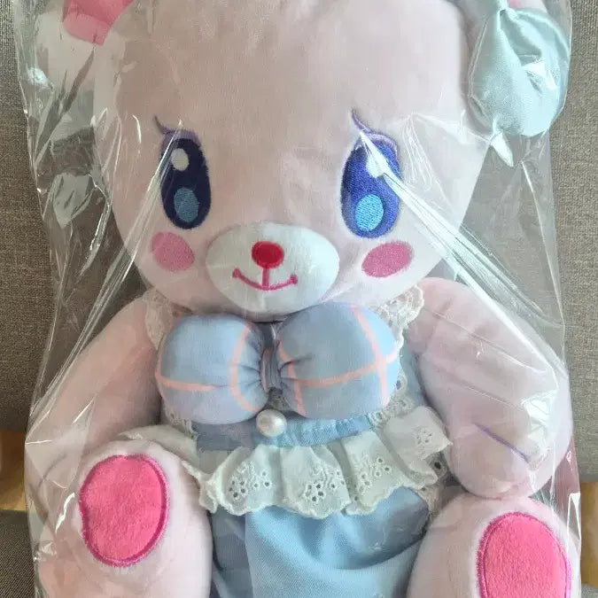 [BUNJANG] Aikatsu Angel Bear Dress Version Limited Edition Plush Cushion / 아이카츠 엔젤리베어 드레스버전 한정판 봉제 쿠션인형