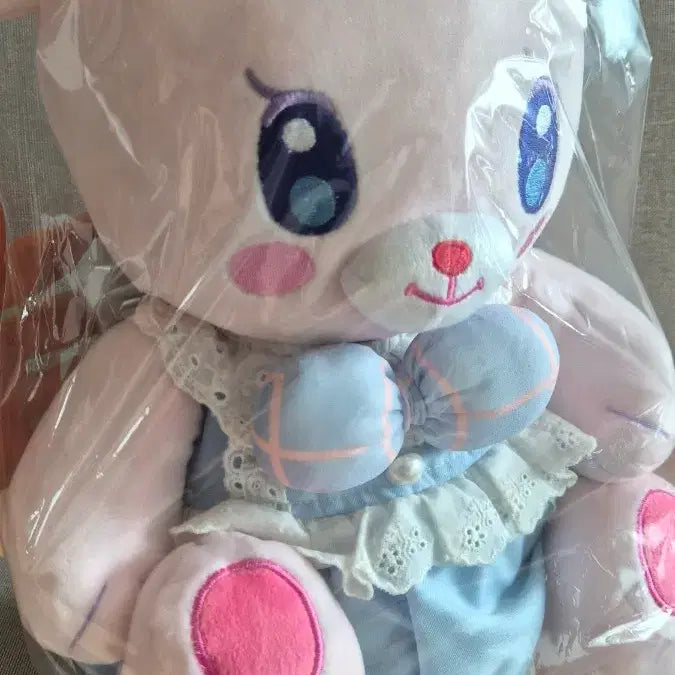 [BUNJANG] Aikatsu Angel Bear Dress Version Limited Edition Plush Cushion / 아이카츠 엔젤리베어 드레스버전 한정판 봉제 쿠션인형