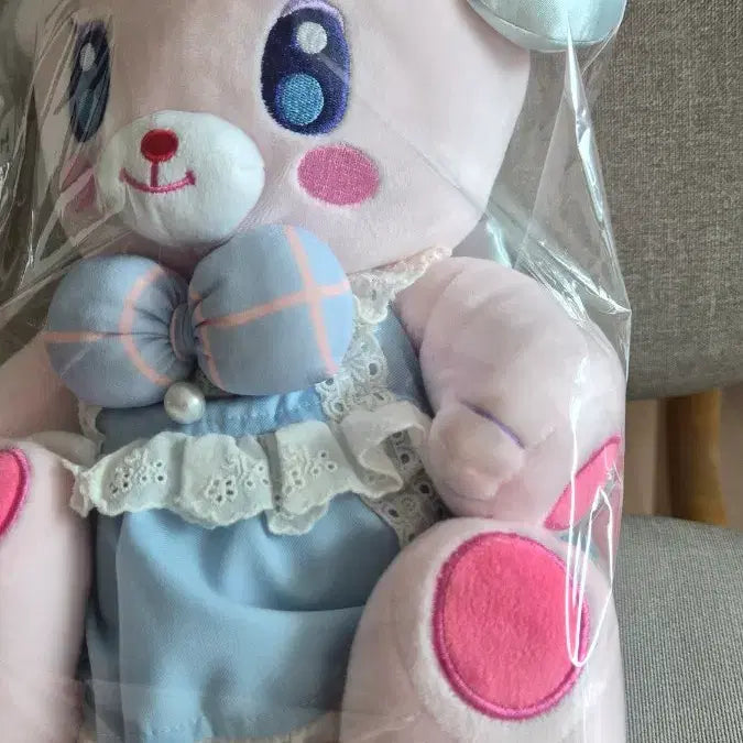 [BUNJANG] Aikatsu Angel Bear Dress Version Limited Edition Plush Cushion / 아이카츠 엔젤리베어 드레스버전 한정판 봉제 쿠션인형
