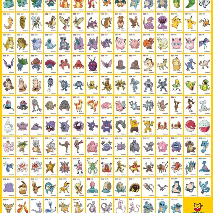 [BUNJANG] Mewtwo Sticker (T Tiboo Seal) - Pokemon Season 2 / 뮤츠 띠부실