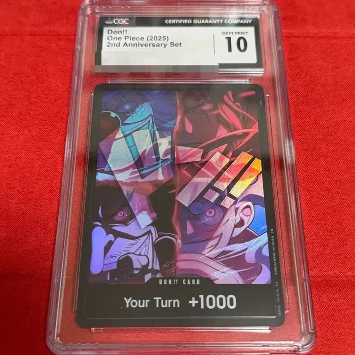 [BUNJANG] One Piece 2nd Anniversary Shichibukai Donquixote Doflamingo CGC 10 Graded Card / 원피스 2주년 기념 사황 돈카드 CGC 10 등급