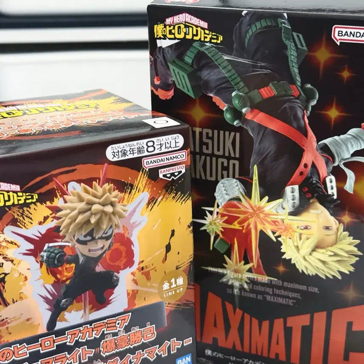 [BUNJANG] Bakugo Maximatic 1 &amp; Light Figure Bundle Set (Sealed) / 미개봉 일괄) 바쿠고 맥시매틱1 라이트 피규어 히로아카 반다이 반프레스토