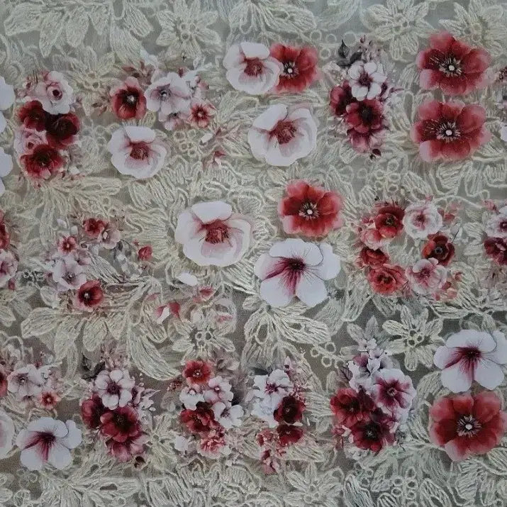 [BUNJANG] Uri Sigan 3D Glossy Flower Washi Tape Set / [우리의시간] 우리의시간 꽃마테 처분 판매