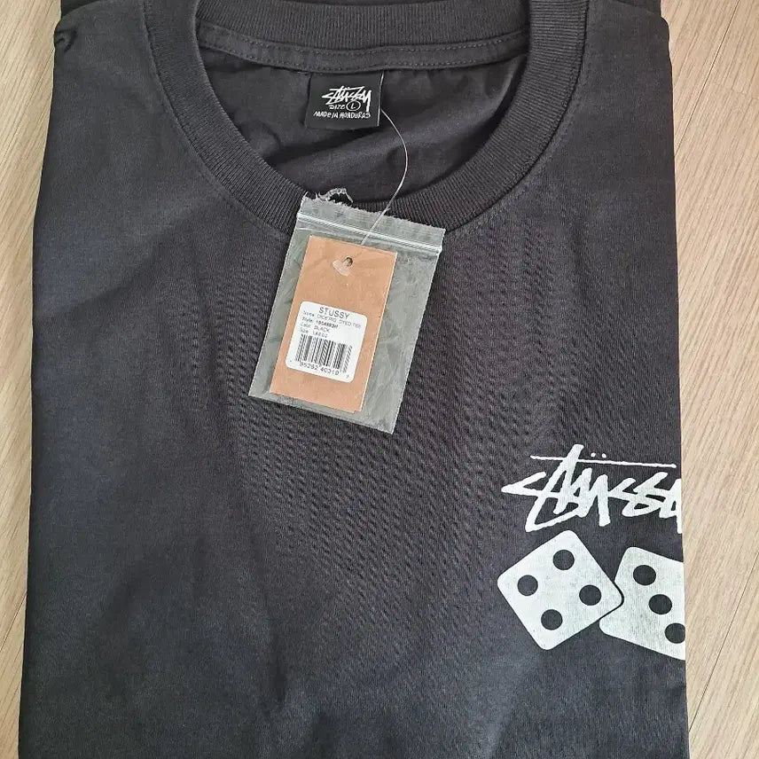 [BUNJANG] Stussy Dice Print Black T-Shirt / 스투 블랙 반팔티 주사위 프린팅 - 새상품
