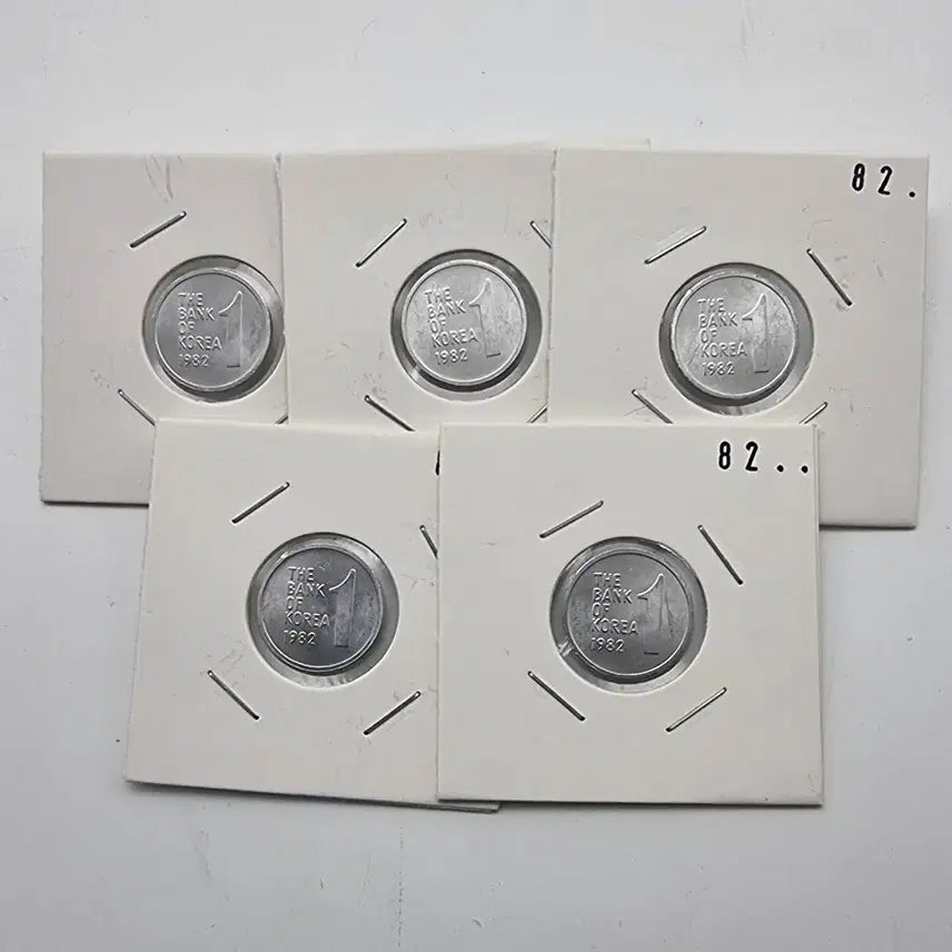 [SOLD OUT] 1982년1주화 미사용5개