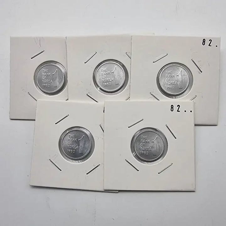 [SOLD OUT] 1982년1주화 미사용5개