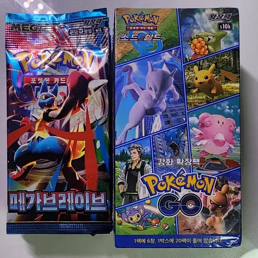 [SOLD OUT] 포켓몬고 박스(슈링크O), 메가브레이브 15팩