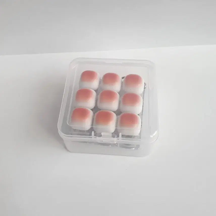 [BUNJANG] Marshmallow LED 9-Bulb Clicker Keychain / [미사용] 마시멜로우 led 9구 키캡 클리커 키링