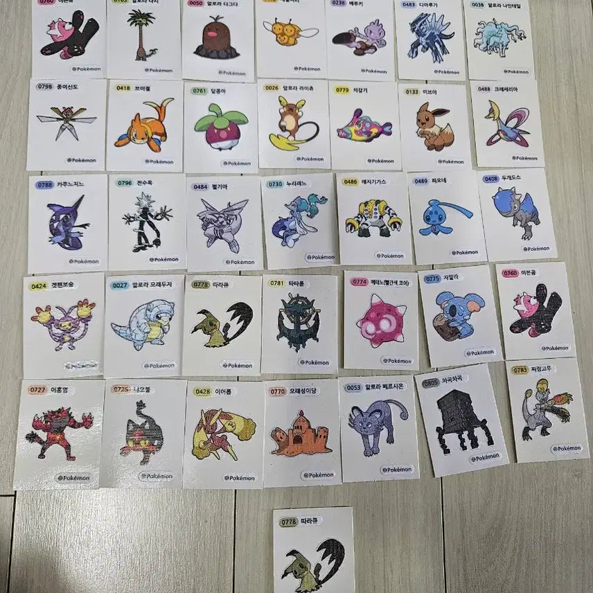 [SOLD OUT] 포켓몬 띠부씰 시즌1 시즌2 시즌3 시즌4 판매