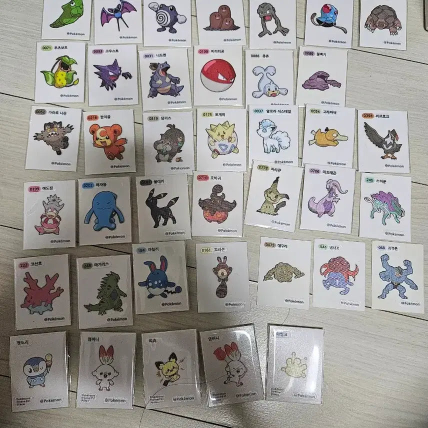 [SOLD OUT] 포켓몬 띠부씰 시즌1 시즌2 시즌3 시즌4 판매