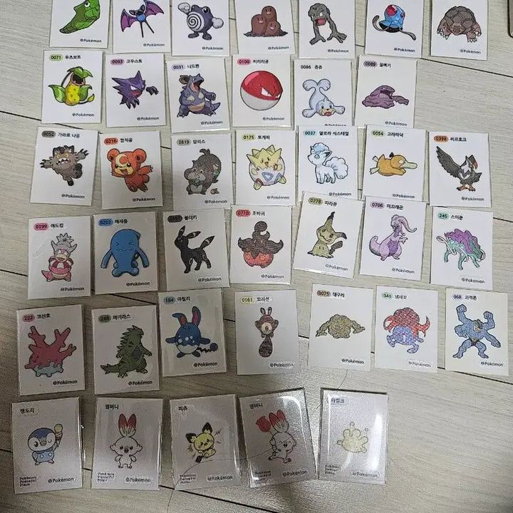 [SOLD OUT] 포켓몬 띠부씰 시즌1 시즌2 시즌3 시즌4 판매