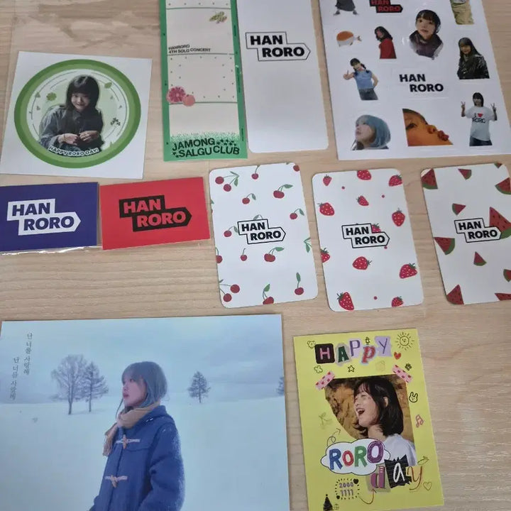 [SOLD OUT] 한로로 생일카페 굿즈 +콘서트 포토이즘