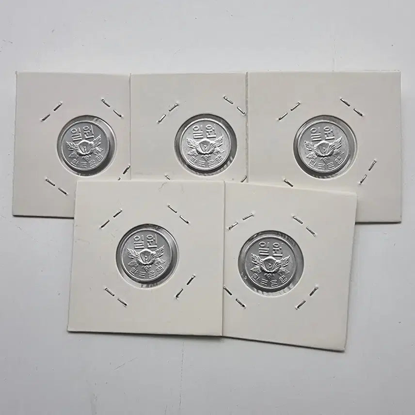 [SOLD OUT] 1980년1주화 미사용5개