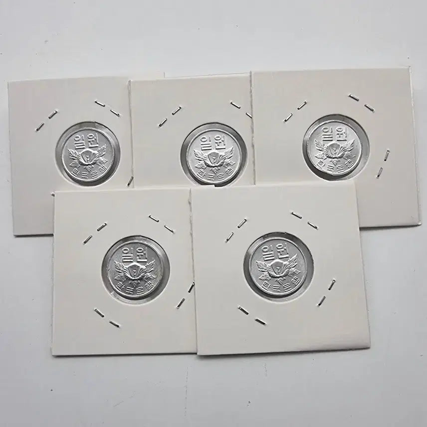 [SOLD OUT] 1981년1주화 미사용5개