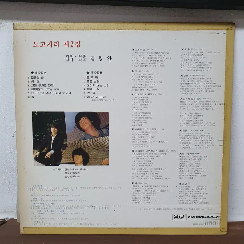 [SOLD OUT] 노고지리 1집 LP 1979.  찻잔.       김창완작사.작곡집