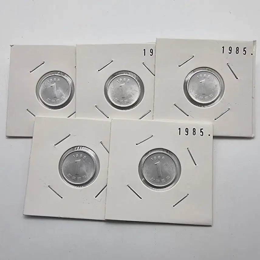 [SOLD OUT] 1985년1주화 미사용5개