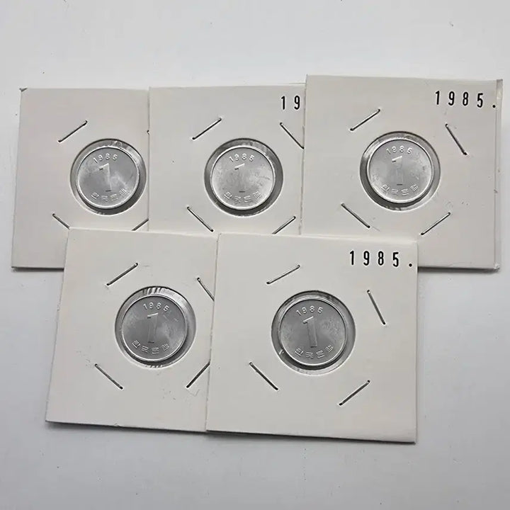 [SOLD OUT] 1985년1주화 미사용5개