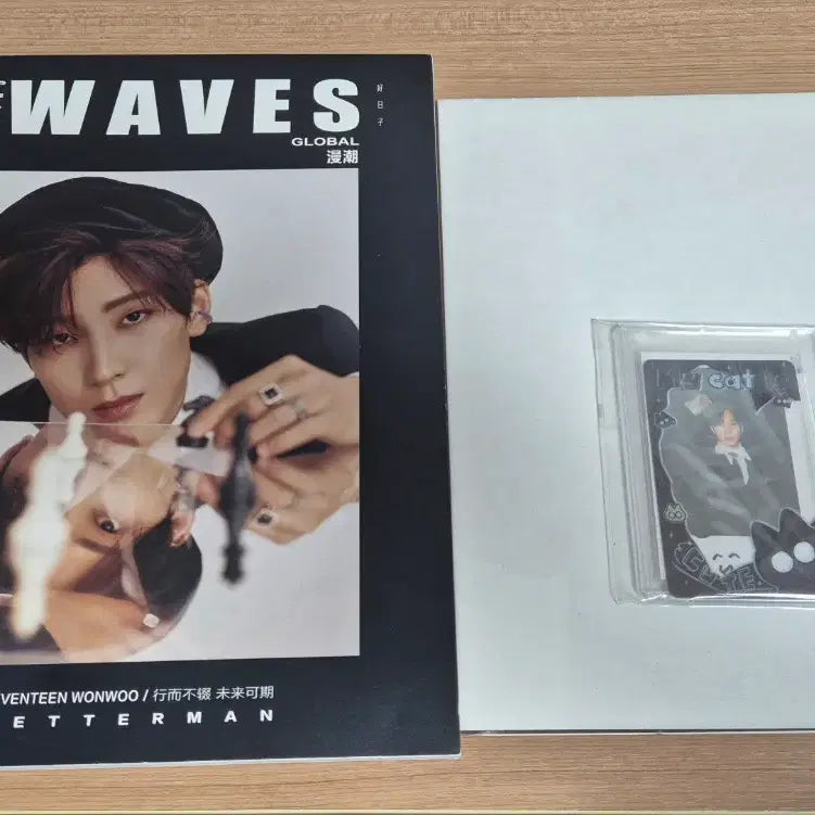 [SOLD OUT] 세븐틴 원우 waves 포카+포스터
