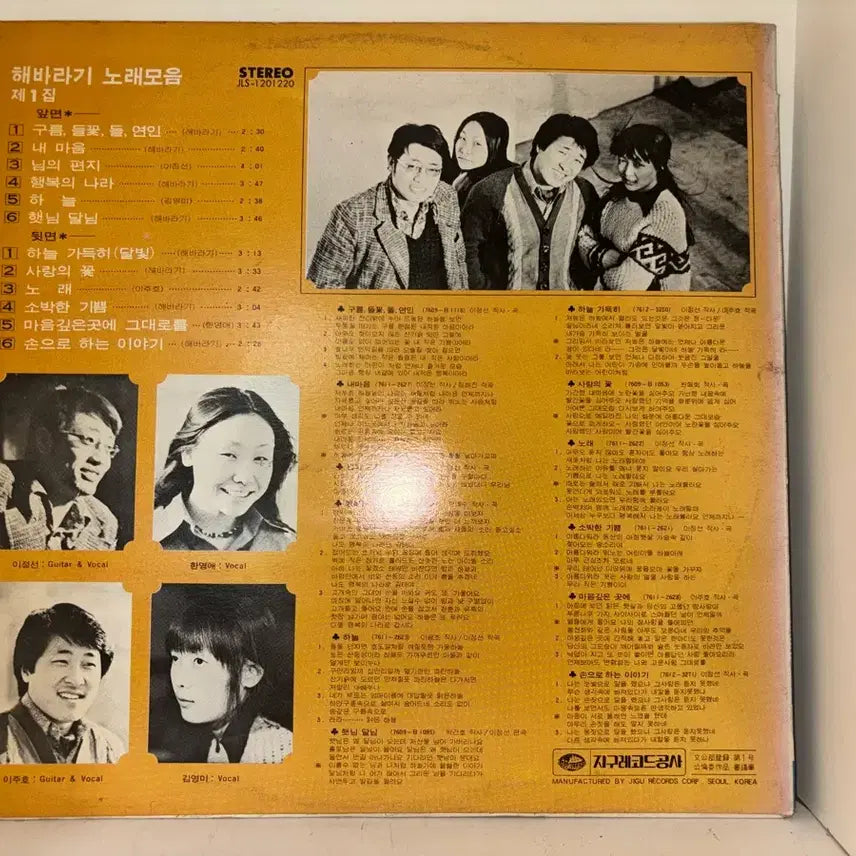 [SOLD OUT] 해바라기 지구레코드 LP