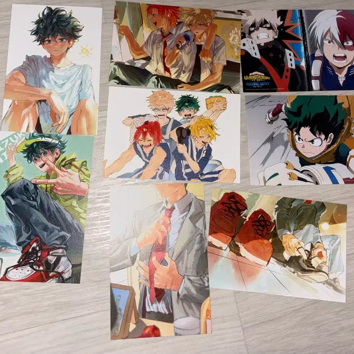 [BUNJANG] My Hero Academia Postcard Bundle Set / 급전일괄가)나의 히어로 아카데미아 엽서 나히아