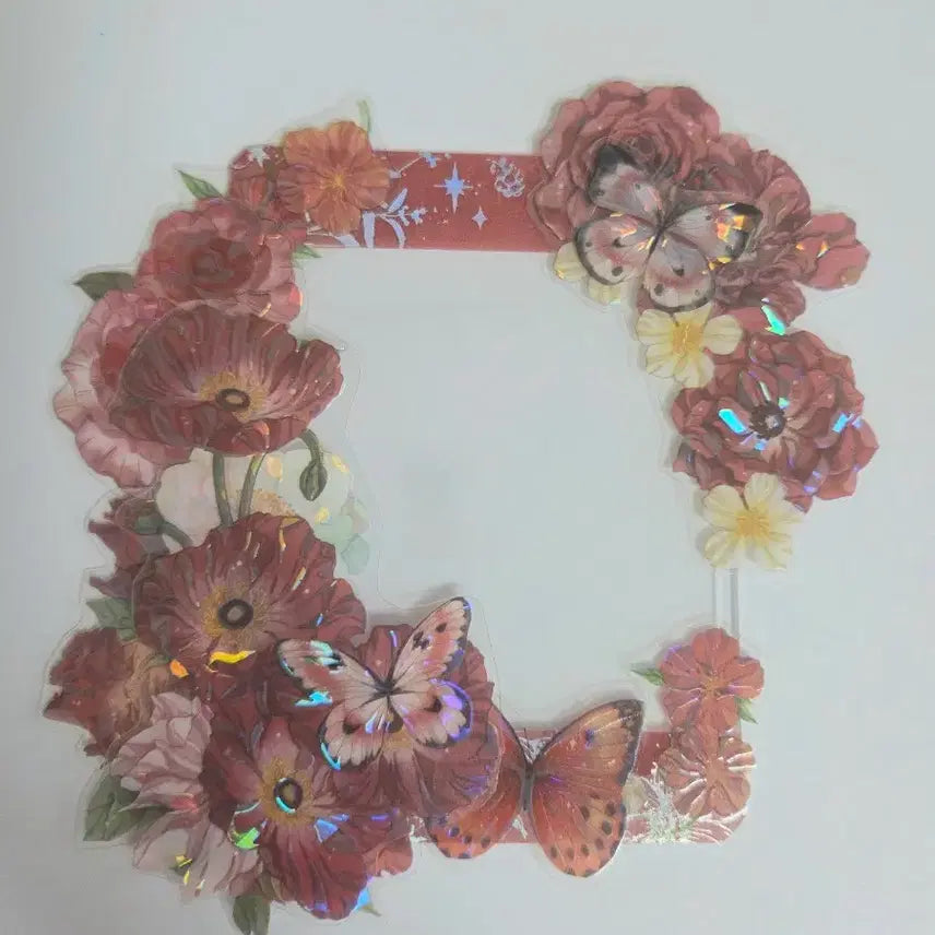 [SOLD OUT] 붉은모란 홀로그램스티커 탐꾸 탑로더
