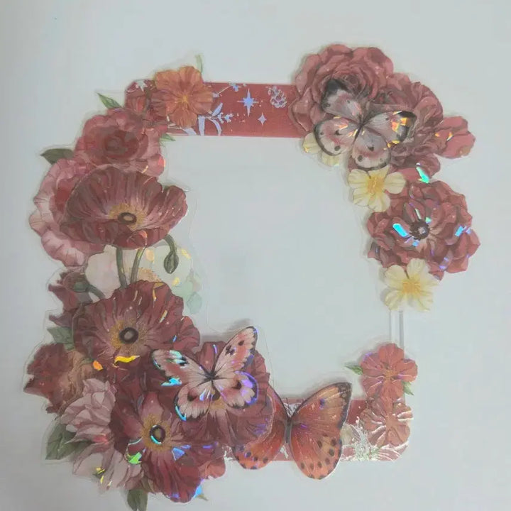 [SOLD OUT] 붉은모란 홀로그램스티커 탐꾸 탑로더