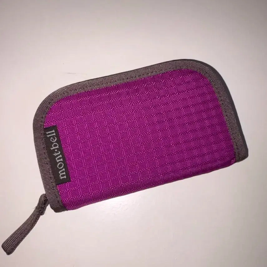 [BUNJANG] Montbell Check Wallet Purple / 몽벨 지갑 montbell 체크 보라