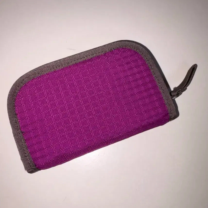 [BUNJANG] Montbell Check Wallet Purple / 몽벨 지갑 montbell 체크 보라