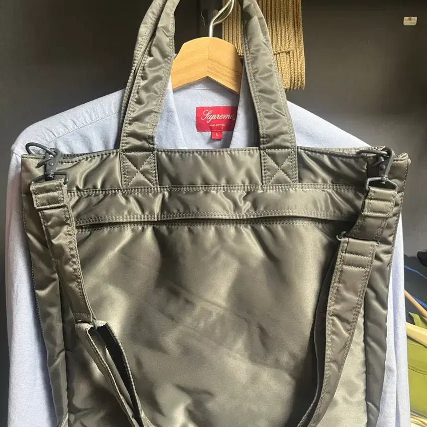 [BUNJANG] Yoshida Porter Tanker 2-Way Tote Bag Gray / 요시다 포터 탱커 2way 토트백 그레이